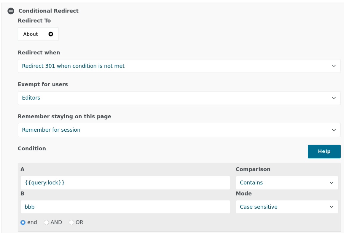 Conditional Redirect :: c5Magic